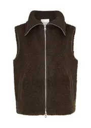 Varley Aspen Fleece Gilet - Dark Brown - XS (UK6 / XS) XS (UK6 / XS)