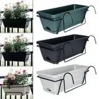 Balcony Railing Planter Vegetable Planting Box Fence Potted Flower Pot for Porch