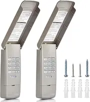 2 Pack Garage Door Opener Keypad Compatible with LiftMaster 877MAX Chamberlain LiftMaster Craftsman Garage Door Openers Since 1993，Wireless Keypad Keyless Entry