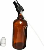 Housoutil 100ml Glass Spray Bottle Set Mini Travel Toiletries Bottles Reusable Essential Oil Dispenser Subpackaging Pump