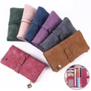 Women Leather Wallets RFID Clutch Card Holder Ladies Purse with Zipper Pocket