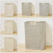 Foldable Dirty Clothes Baskets Japanese Style Toys Storage Basket For Bathroom