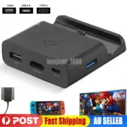 Docking Station For Nintendo Switch Charging Dock HDMI 1080P TV Adapter USB C AU