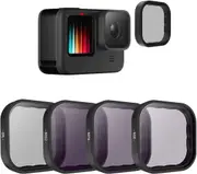 TELESIN CPL/ND Filter Set For GoPro HERO9/10/11/12 (CPL, ND8, ND16, ND32)