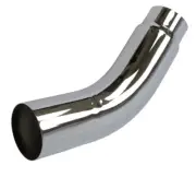 Exhaust Diesel Elbow Tip 4.00 Inlet 5.00 X 23.00 WELBOW50023-400-HP-SS Polishe