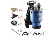 Pacvac Superpro + Bonus Kit Backpack Vacuum Cleaner With Extras