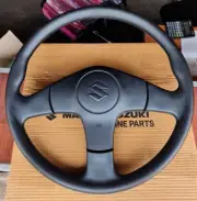 For Suzuki Samurai Jimny SJ410 SJ413 Steering Wheel With Horn Button Black Color