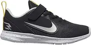 [Nike] Downshifter 9 RW Sneaker - Kids' (11, Black/Yellow/Grey)
