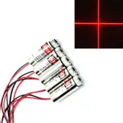 5pcs focusable 650nm 5mw Red laser Diode Laser Module (Cross)12x35mm