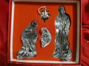 Lenox "Millenium Nativity Set" Mary Joseph Jesus EUC