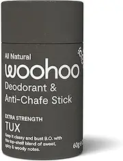 Woohoo Natural Deodorant & Anti-Chafe Stick (Tux) 60g