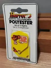 Harrow's Darts TECHNOLOGY - Polyester Set Of 3 Flights! "Oh Help Me Score!"