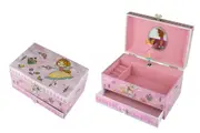 Kaper Kidz Lilly Fairy Heirloom Musical Jewelry Box - Trinket Box with Dancing Figurine and Wind-Up Music
