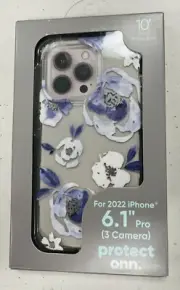 iPhone Case For 2022 6.1” Pro 3 Camera Protect Onn 10’ Drop Protection