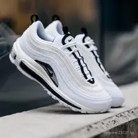 在飛比找蝦皮購物優惠-RL01 耐吉 Nike耐克air Max 97白奶油黑米色