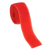 Sew on Hook and Loop Tape, 1 Inch Nylon Fastener Strips 1 Yards (Red)