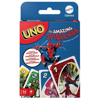 Mattel The Amazing Spider-Man Uno Card Game NEW IN STOCK