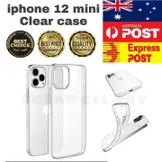 iPhone 12 Mini 5.4 Transparent Clear silicone Cover case new iphone12