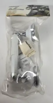 Taymor Bellissima Toilet Paper Holder White & Polished Chrome 02-DP8308WC NEW