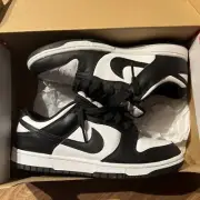 Size 9.5 - Nike Dunk Low Black White