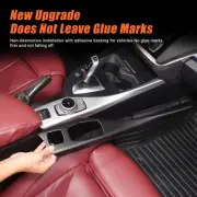 Matte Black Center Control Multimedia Panel Trim Cover For BMW 2 Series 2014-19