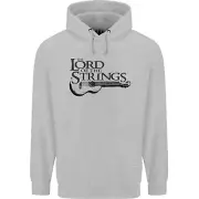 Lord of the Strings Guitarist Guitar Mens 80% Cotton Hoodie