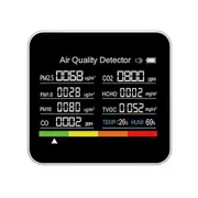 9 in 1 Air Quality Monitor CO2 Meter Carbon Dioxide Detector CO2 CO TVOC HCHO PM2.5 PM1.0 PM10