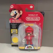 New - World of Nintendo - Super Mario Figure - Propeller Mario - 4.5 Inch - 3-1