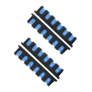 Horizontal Fishing Rod Holders Wall-Mounted Great Fishing Pole Holder Blue 2Pcs