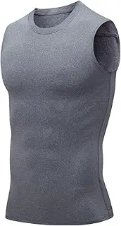 [Generic] Men's Summer Running Exercise And Fitness Basketball Sports Tights Quick Drying Lightweight Breathable Sports Vest N 1