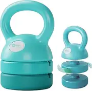 MIKE SPORT Adjustable Kettlebell Sets 3 in 1 (5lb-12lb) for Home Gym,Fitness,Workouts,Strength Training Equipment Exercise,Kettle bell Weights Ideal for Beginners, Men,Women,Kids,Dumbbell Set