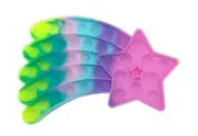 Pastel Shooting Star Fidget Popper Sensory Toy