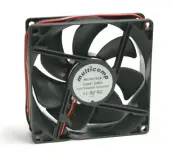 MULTICOMP Axial Fan Ball Bearing 24VDC 65 mA 92x25 mm 45 CFM 3.6"x1" 2 Wires New