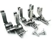 CKPSMS Brand -3Sizes(6pcs) Industrial Sewing Machine Hinged Presser Foot #SP-18 with Right & Left Guide (SP-18 1/16+1/8+1/4 with Right & Left Guide)