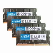 Crucial 4x8GB 2Rx8 PC4-2133P DDR4 17000Mhz 260Pin SODIMM Laptop Memory NonEcc 32