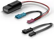 Dongar Dash Cam Power Adapter (3-Pin Keyways 1 & 2) for Select Porsche and BMW Vehicles. Compatible with 718 Cayman, Boxster, 991, and More. USB Power Source, Easy to Install. (850061365217)