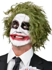 The Joker Green Knight Costume Wig