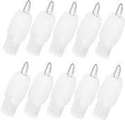 WRITWAA 10pcs Portable Empty Lotion Containers with Refillable Cosmetic Bottles for Travel Hiking and Outdoor Activities Each