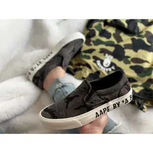 小蜜酥潮流代購 AAPE BY A BATHING APE 經典迷彩懶人鞋【AAPSHM6677XXE】