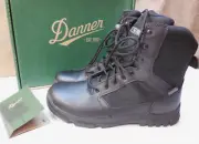 Danner Men 13D Leather Tactical Lookout Side-Zip Boots Slip Resistant Waterproof