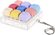 LeeQinersw Fidget Cube for Keyboard Use, Portable Keychain Accessory , Color