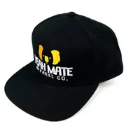Yeah Mate - Black Original Logo Snapback Cap