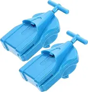 FELTECHELECTR 2pcs Burst Launcher Gyro Emitter Accessory Educational for Enhances Super Rotation Skills Convenient Random Color Design for Fun Play Random Color