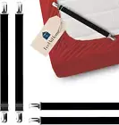 4 PCS Bed Sheet Clips Keep Bedsheets in Place - Corner Bands Suspenders for Fitt