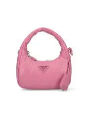 PRADA Mini Pink Nappa Leather Top Handle Bag New And Authentic