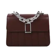 PU Leather Crossbody Bags Retro Flap Handbags Female Simple Simple?Solid Color Summer Lady Totes for Women
