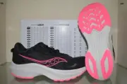 Saucony Women's Axon 3 Running Shoes S10826-05 Size 9.5 Black/Pink NIB