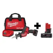 Milwaukee Cordless HACKZALL Reciprocating Saw Kit 12V Brushless w/ 6.0Ah Battery