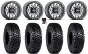 Method 401 Bdlk 15x6 Wheels Ti 30" Intersect Tires Wildcat XX