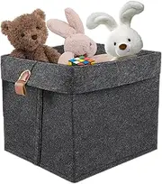 Fabric Storage Basket - 12L Felt Storage Boxes For Organizing Bedroom,Closet Organizer Foldable Cloth Container Nursery Accessories Packaging Box